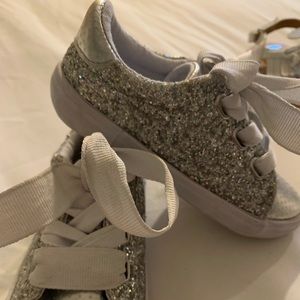 Cat & Jack Toddler Girls Glitter Sneakers